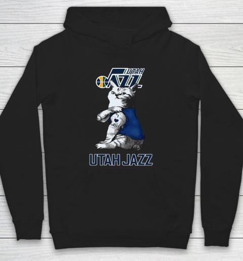 NBA Basketball My Cat Loves Utah Jazz Hoodie