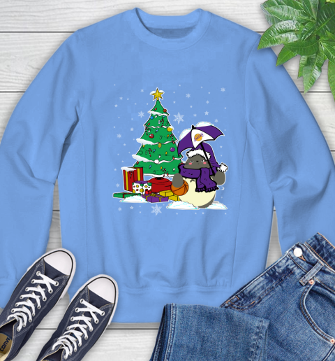 Los Angeles Lakers NBA Basketball Cute Tonari No Totoro Christmas Sports (1) Sweatshirt 11