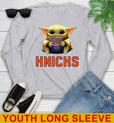 NBA Basketball New York Knicks Star Wars Baby Yoda Shirt 127