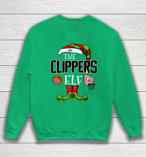 LA Clippers Christmas ELF Funny NBA Sweatshirt 5