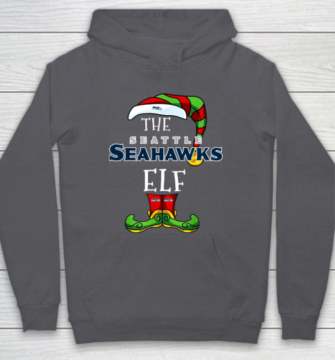 Seattle Seahawks Christmas ELF Funny NFL Hoodie 4
