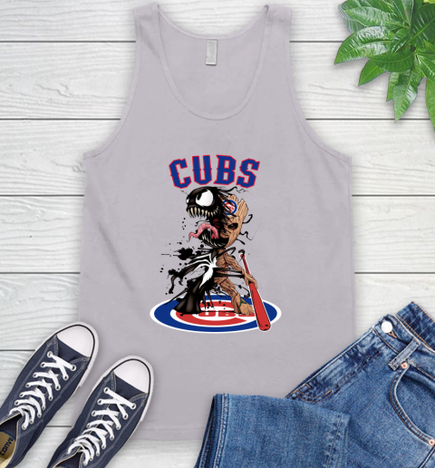 MLB Chicago Cubs Baseball Venom Groot Guardians Of The Galaxy Tank Top 4