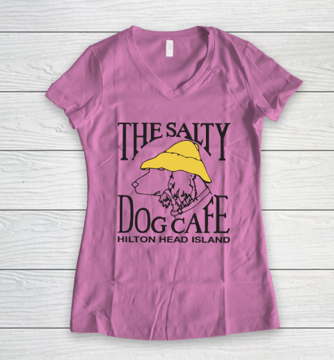 Salty dog shirt Women's V-Neck T-Shirt 8