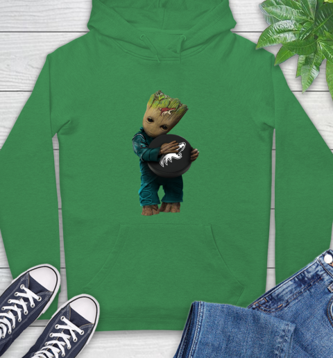 NHL Groot Guardians Of The Galaxy Hockey Sports Arizona Coyotes Hoodie 8