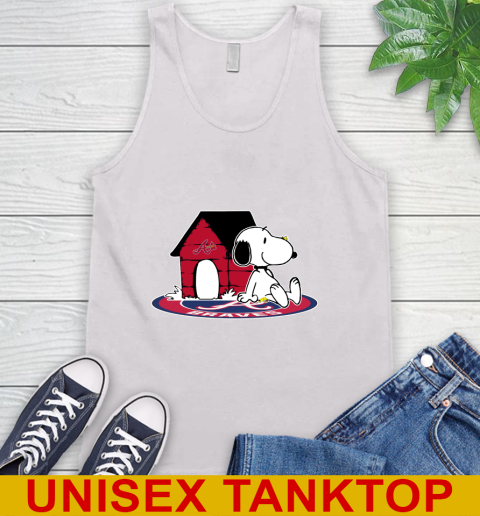 MLB Baseball Atlanta Braves Snoopy The Peanuts Movie Shirt Tank Top
