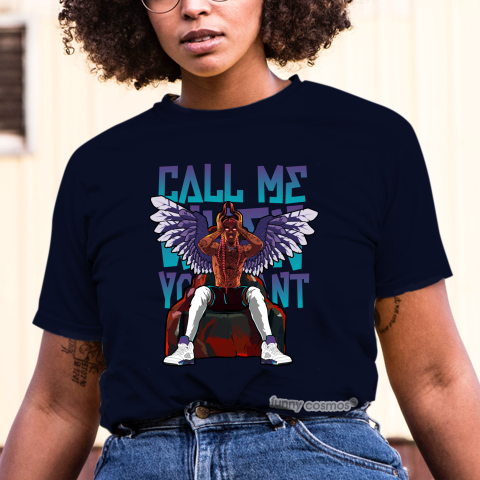 Air Jordan 5 Grape Matching Sneaker Shirt Call Me When You Want White And Purple Sneaker Black Tshirt
