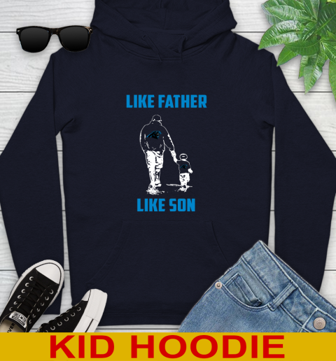 Carolina Panthers NFL Football Like Father Like Son Sports Youth Hoodie 3
