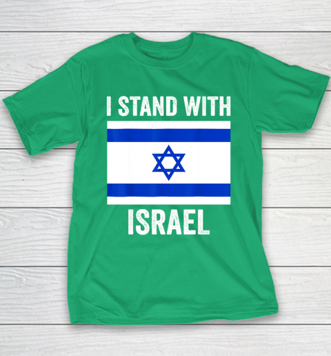 I Stand With Israel  Free Israel Youth T-Shirt 4