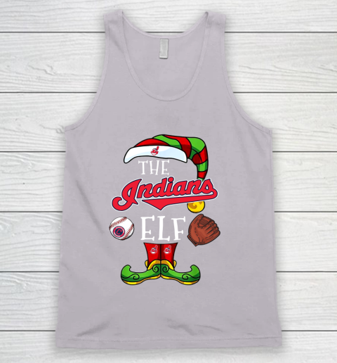 Cleveland Indians Christmas ELF Funny MLB Tank Top 3