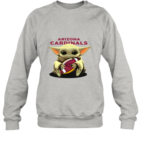 Baby Yoda Loves The Arizona Cardinals rkvm baby yoda loves the arizona cardinals sweatshirt 35 front ash