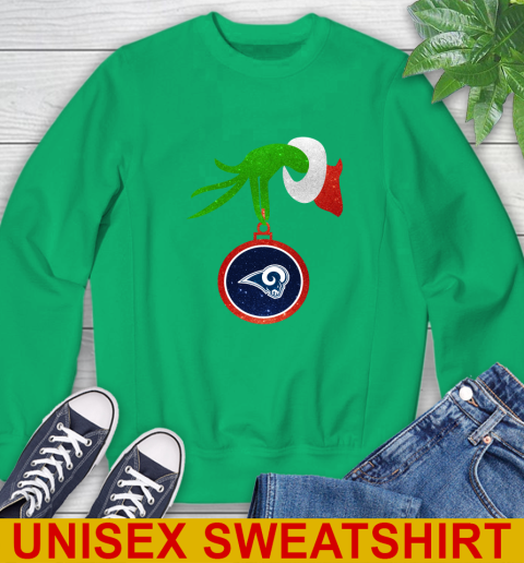 Los Angeles Rams Grinch Merry Christmas NFL Football Sweatshirt 6