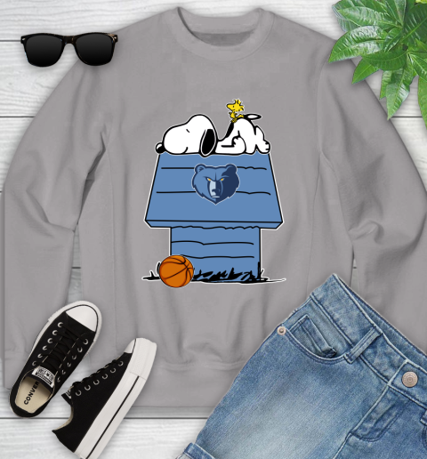 Memphis Grizzlies NBA Basketball Snoopy Woodstock The Peanuts Movie Youth Sweatshirt 5 Memphis Grizzlies NBA Basketball Snoopy Woodstock The Peanuts Movie Youth Sweatshirt - Image 5