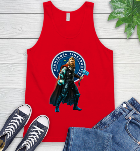 NBA Thor Avengers Endgame Basketball Minnesota Timberwolves Tank Top 6