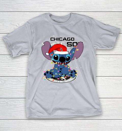 Chicago White Sox MLB noel stitch Baseball Christmas T-Shirt 4