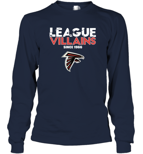 NFL League Villains Since 1966 Atlanta Falcons Long Sleeve T-Shirt -  Rookbrand