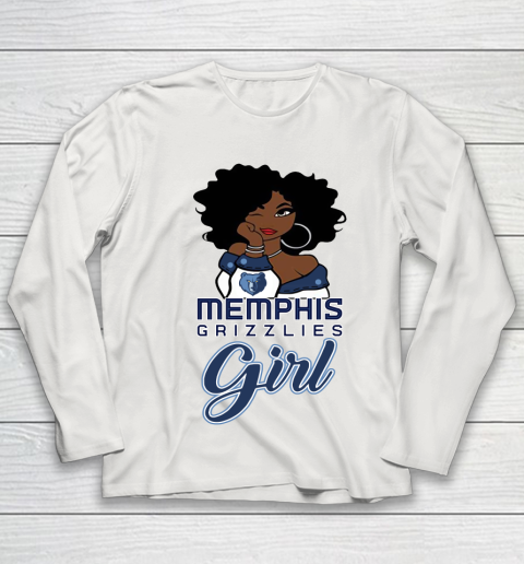 Memphis Grizzlies Girl NBA Youth Long Sleeve 11