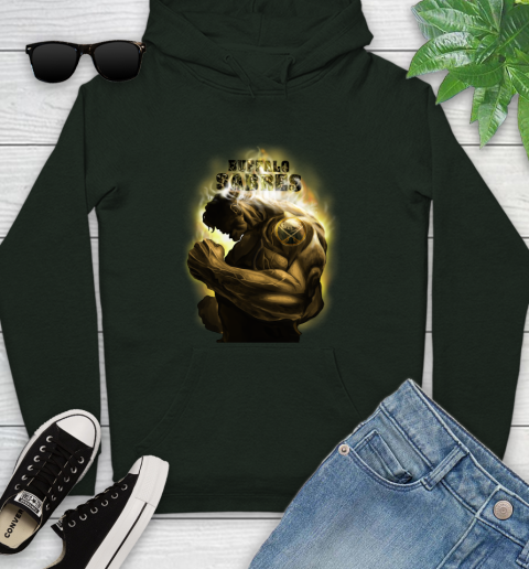 Buffalo Sabres NHL Hockey Hulk Marvel Avengers Sports Youth Hoodie 14