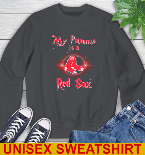 MLB Baseball Harry Potter My Patronus Is A Boston Red Sox Sweatshirt 7