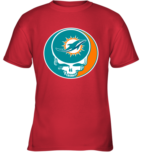 NFL Miami Dolphins Grateful Dead Rock Band Football Sports - Rookbrand