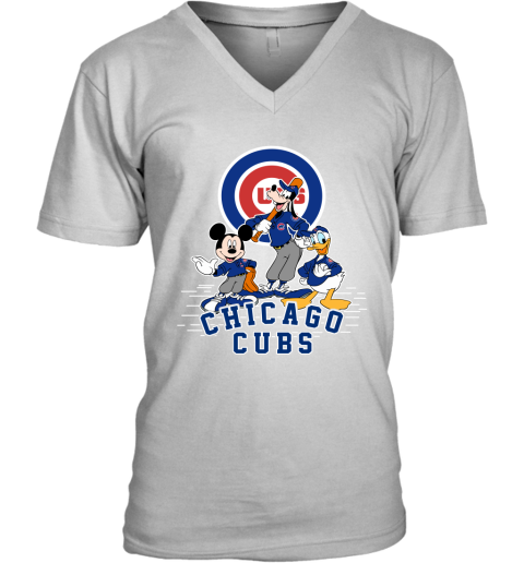 MLB Chicago Cubs Mickey Mouse Donald Duck Goofy Baseball T Shirt - Rookbrand