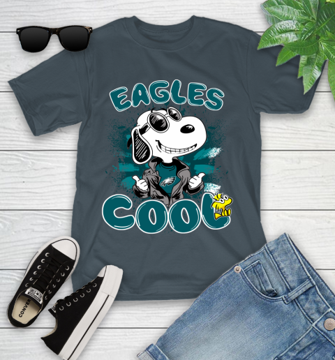 NFL Football Philadelphia Eagles Cool Snoopy Shirt Youth T-Shirt 9