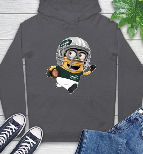 NFL New York Jets Minions Disney Football Sports Hoodie 7