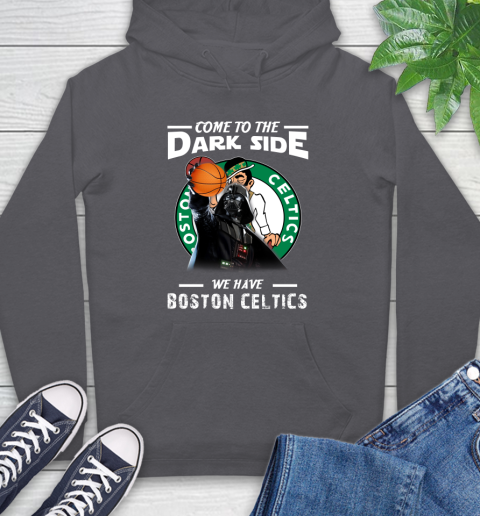 NBA Come To The Dark Side We Have Boston Celtics Star Wars Darth Vader Basketball Hoodie 7