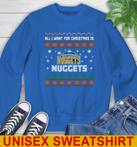 NBA Basketball All I Want For Christmas Is Denver Nuggets 35
