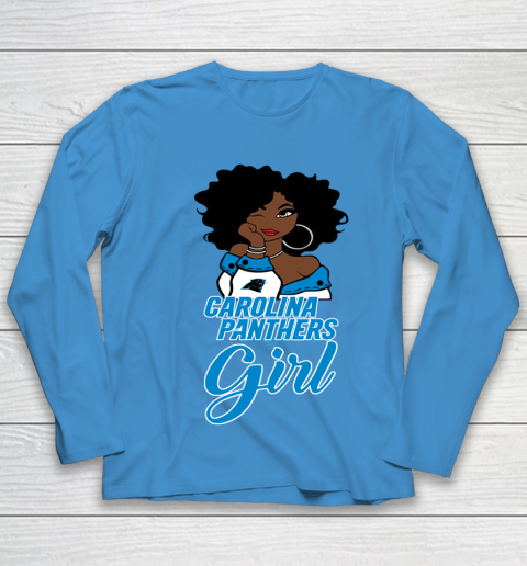 Carolina Panthers Girl NFL Youth Long Sleeve 7
