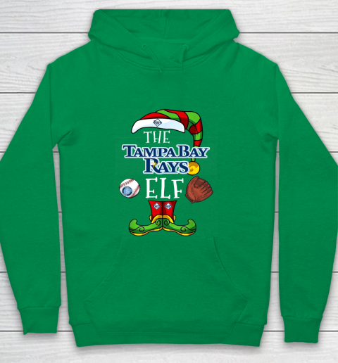 Tampa Bay Rays Christmas ELF Funny MLB Youth Hoodie 4