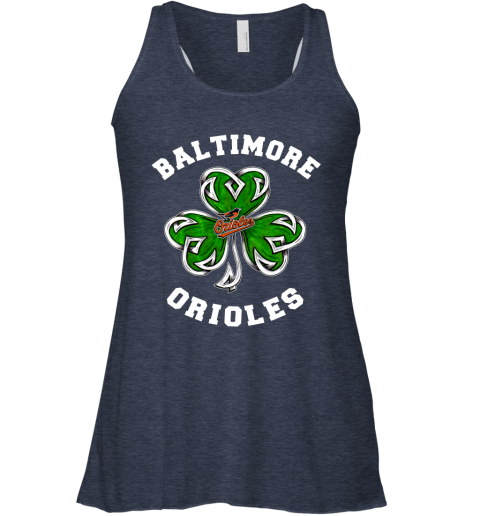 MLB Baltimore Orioles Three Leaf Clover St Patrick's Day Baseball Sports  Women's V-Neck T-Shirt