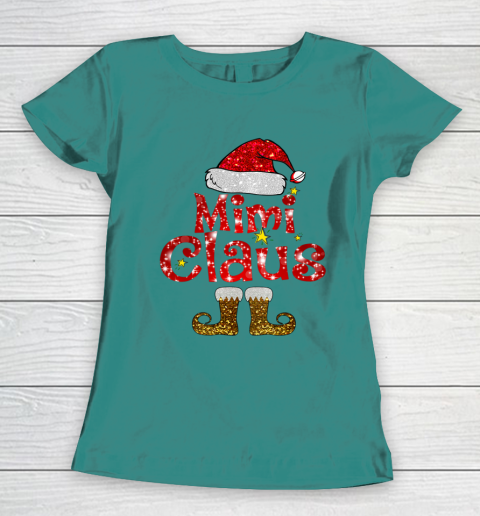 Funny Santa Mimi Claus Merry Christmas Women's T-Shirt 10
