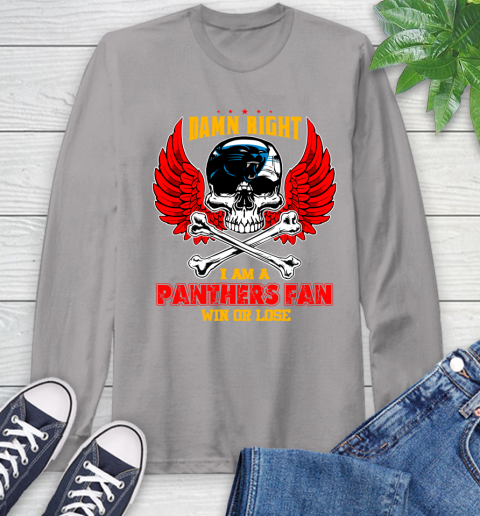 NFL Damn Right I Am A New York Jets Win Or Lose Skull Football Sports (2) Long Sleeve T-Shirt 6