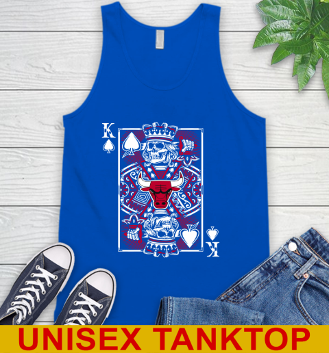 Chicago Bulls NBA Basketball The King Of Spades Death Cards Shirt Tank Top 4