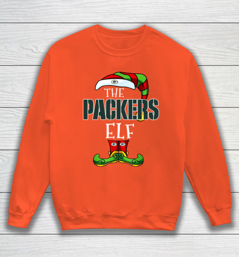 Green Bay Packers Christmas ELF Funny NFL Sweatshirt 3