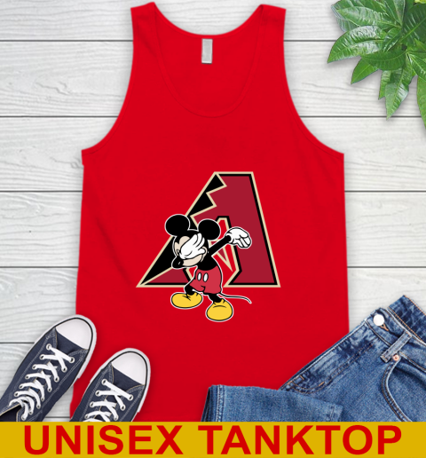 Arizona Diamondbacks MLB Baseball Dabbing Mickey Disney Sports Tank Top 6