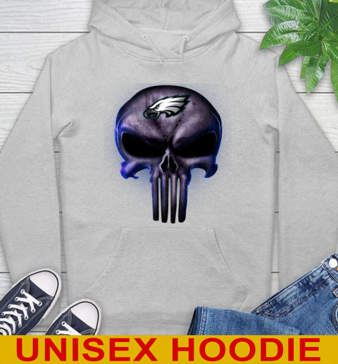 Philadelphia Eagles NFL Football Punisher Skull Sports Hoodie 6