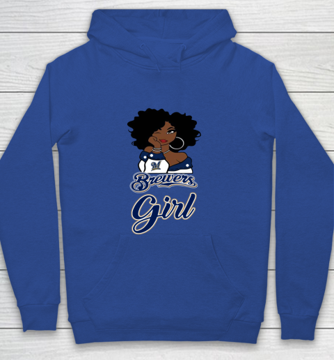 Milwaukee Brewerss Girl MLB Youth Hoodie 8