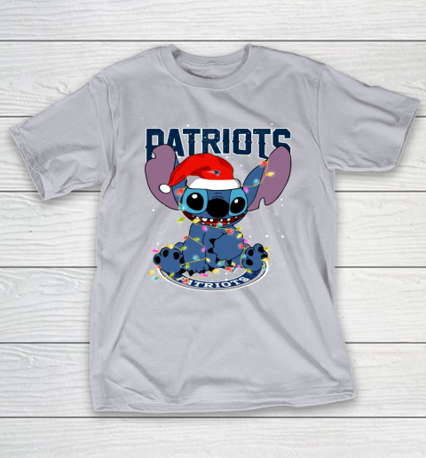 New England Patriots NFL Football noel stitch Christmas T-Shirt 4