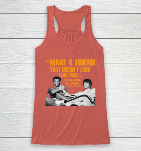 Kareem Abdul Jabbar Shirt Make A Friend That Doesn't Look Like You Racerback Tank 3