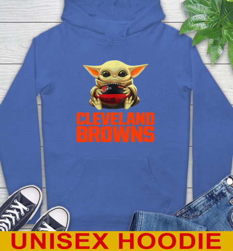 NFL Football Cleveland Browns Baby Yoda Star Wars Shirt Hoodie 9
