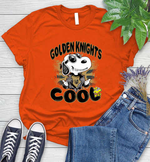 NHL Hockey Vegas Golden Knights Cool Snoopy Shirt Women's T-Shirt 3