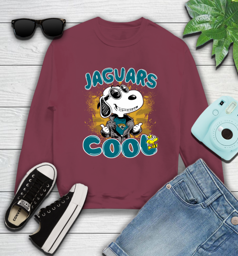 NFL Football Jacksonville Jaguars Cool Snoopy Shirt Sweatshirt 5