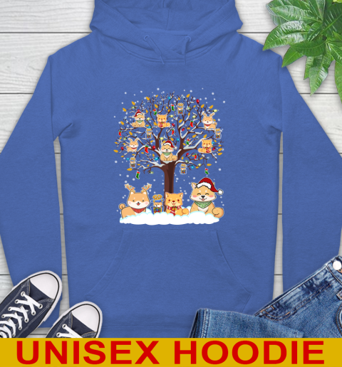Shiba inu dog pet lover light christmas tree shirt 21