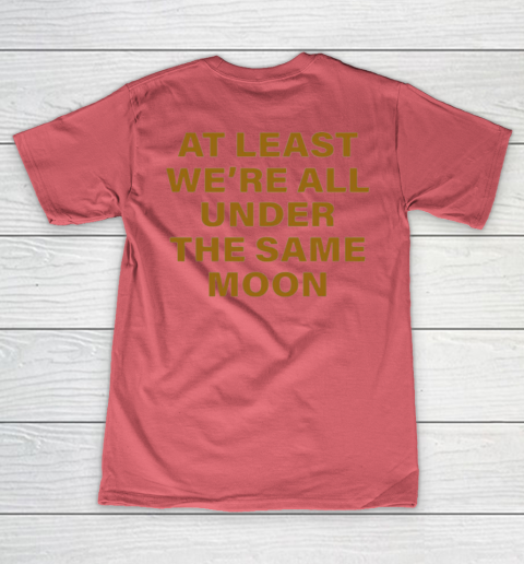 Faded Moon - At Least We Are All Under The Same Moon Women's V-Neck T-Shirt 11