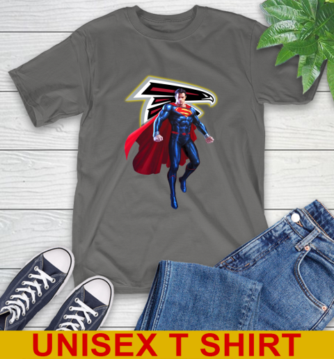 NFL Superman DC Sports Football Atlanta Falcons T-Shirt 8