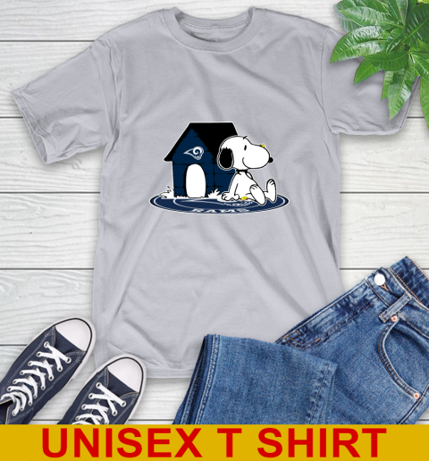 NFL Football Los Angeles Rams Snoopy The Peanuts Movie Shirt T-Shirt 6
