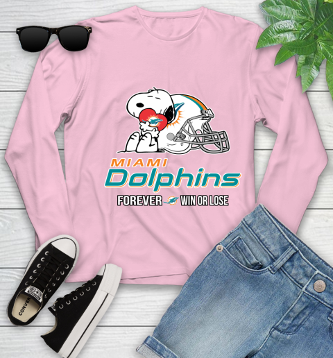 NFL The Peanuts Movie Snoopy Forever Win Or Lose Football Miami Dolphins 134