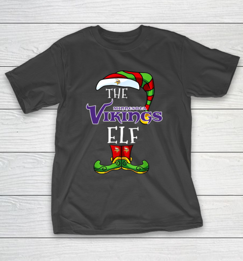 Minnesota Vikings Christmas ELF Funny NFL T-Shirt