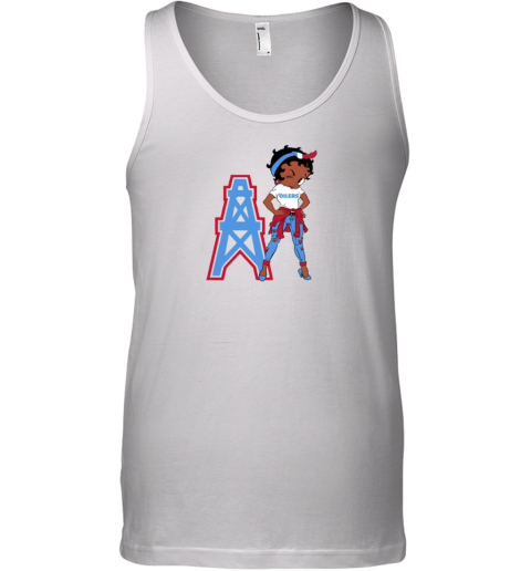 Betty Boop Houston Oilers Throwback Tank Top